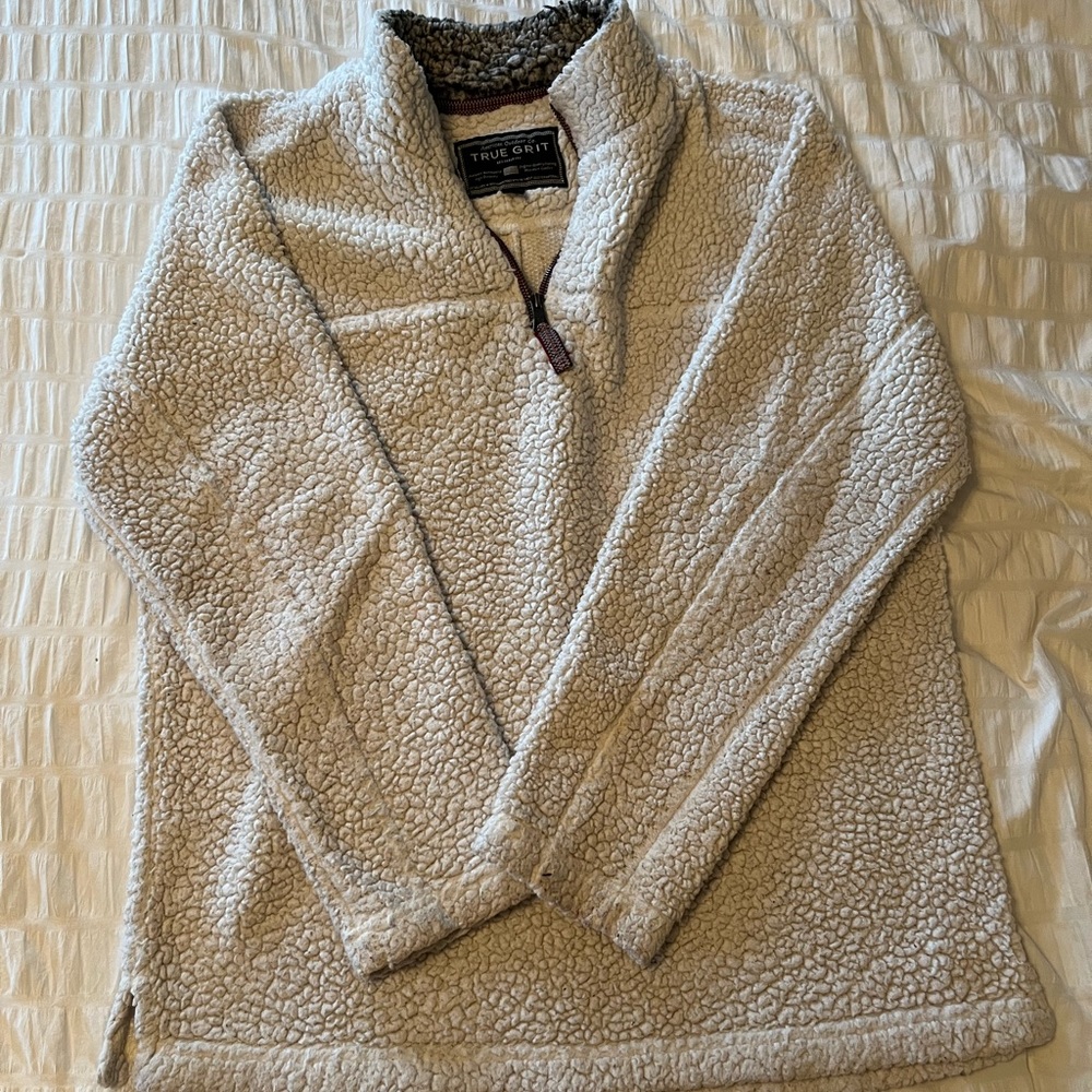 True Grit Trendy Sherpa Pullover (size Large)